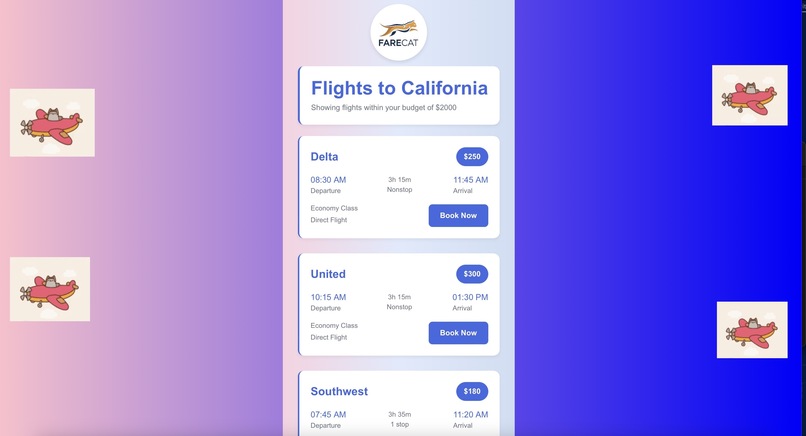 FareCat  – screenshot 3