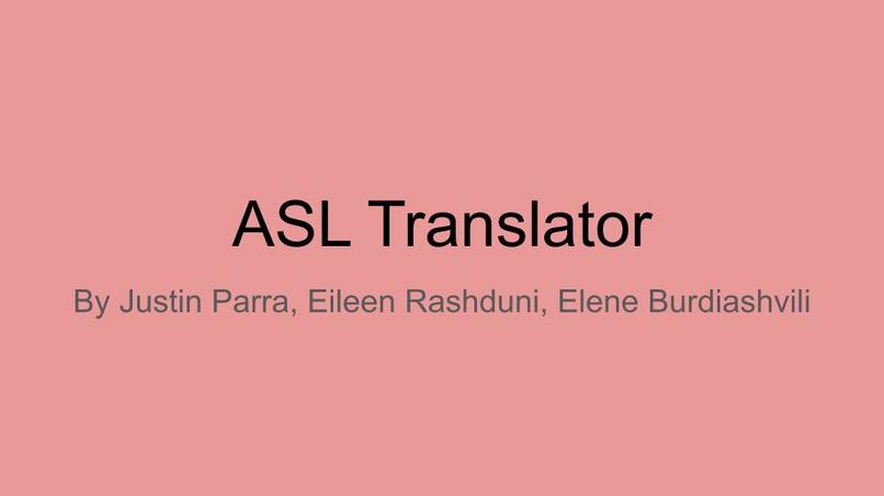 ASL Translator – screenshot 1