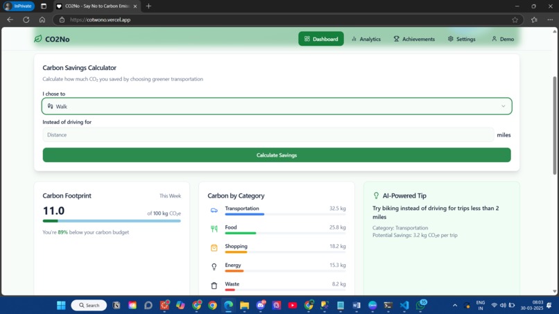 Co2no – screenshot 2