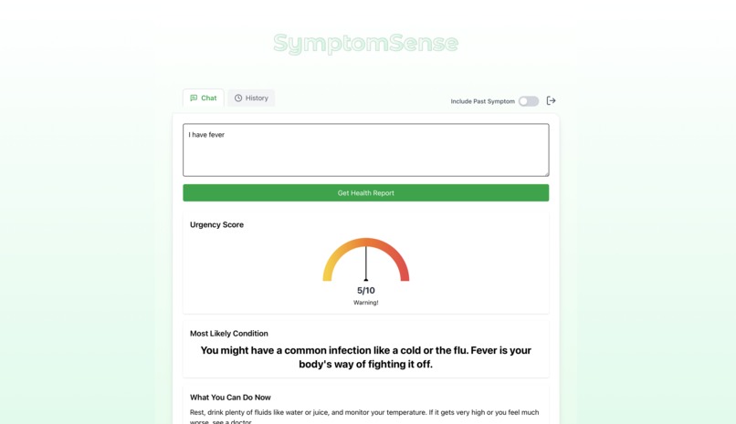 SymptomSense – screenshot 4