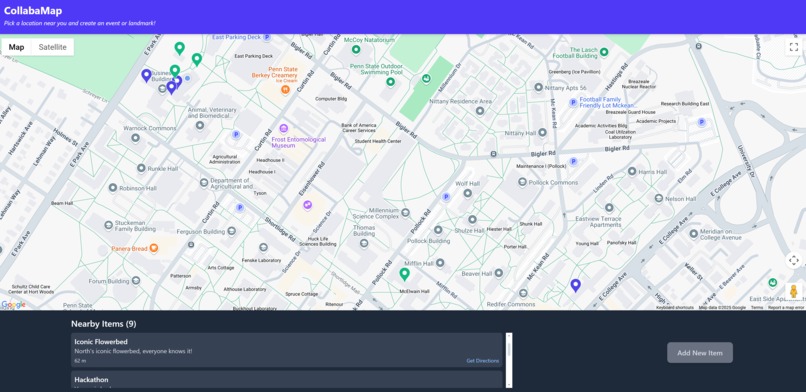CollabaMap – screenshot 1