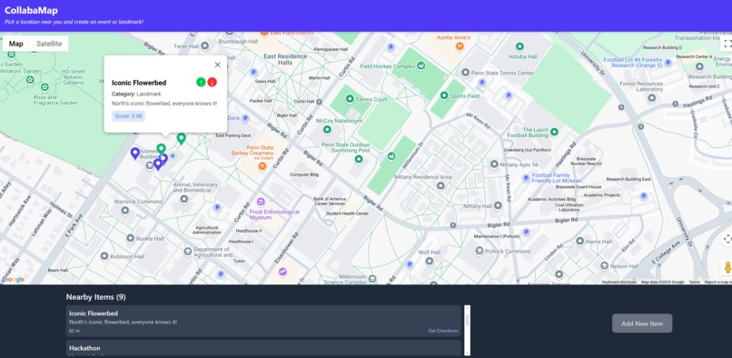 CollabaMap – screenshot 3
