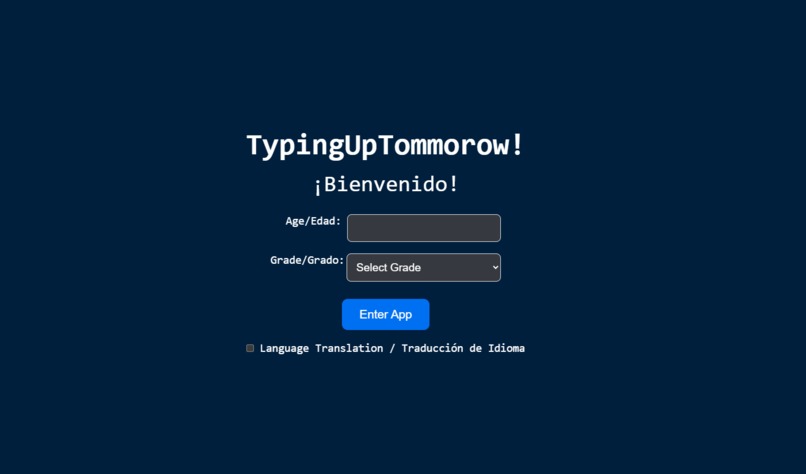 TypingUpTomorrow – screenshot 1