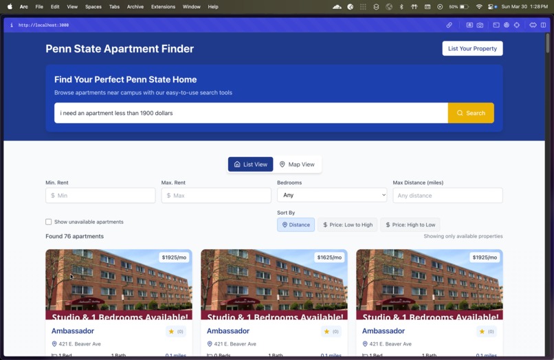 Apartment_Finder – screenshot 1