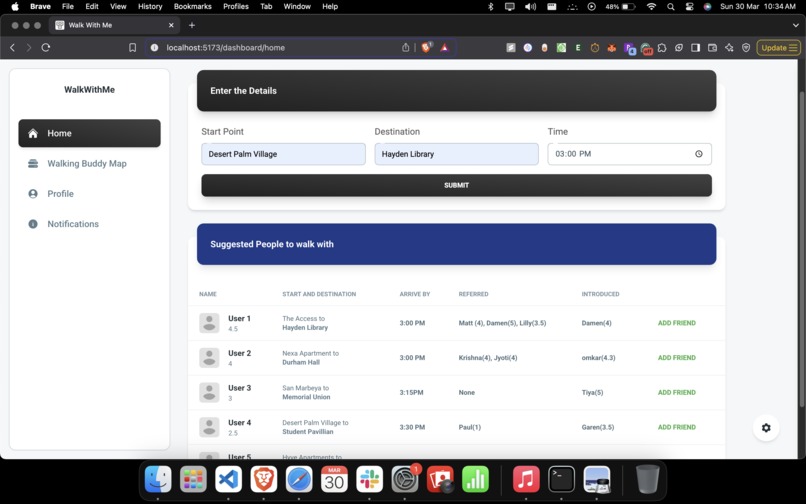WalkWithMe – screenshot 2