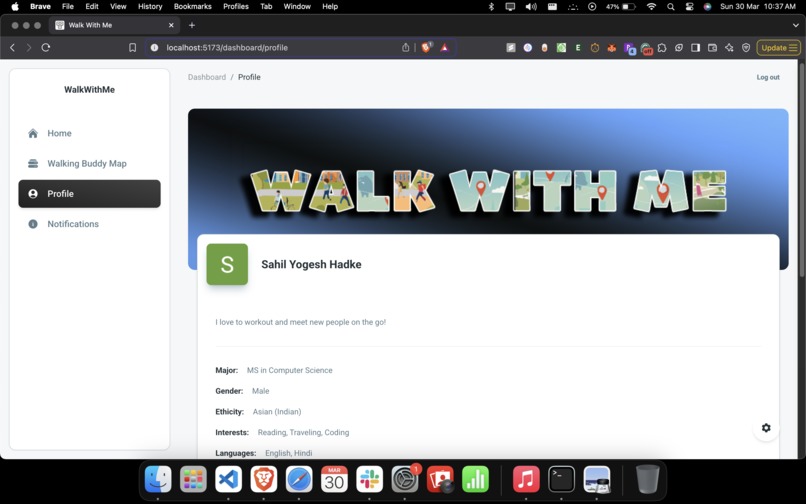 WalkWithMe – screenshot 3