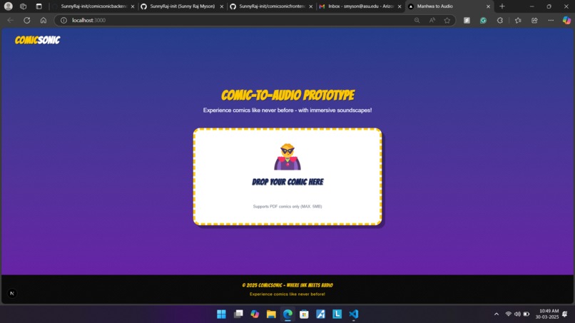 ComicSonic – screenshot 1