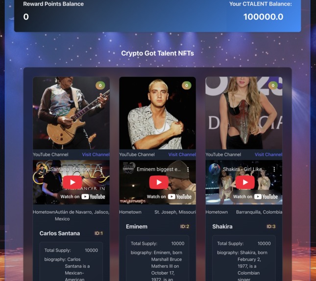 Crypto Got Talent – screenshot 1