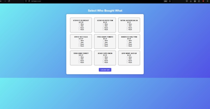 D-SplitBill – screenshot 2