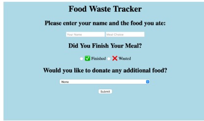 Food Waste & Donation Tracker – screenshot 7