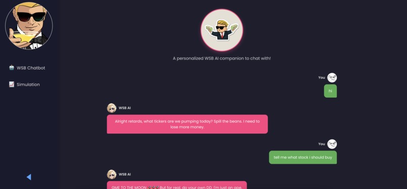 Wallstreetbets Analyst – screenshot 4