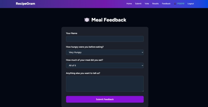 BITE-RecipeGram – screenshot 4