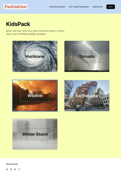 PackAdvisor – screenshot 2