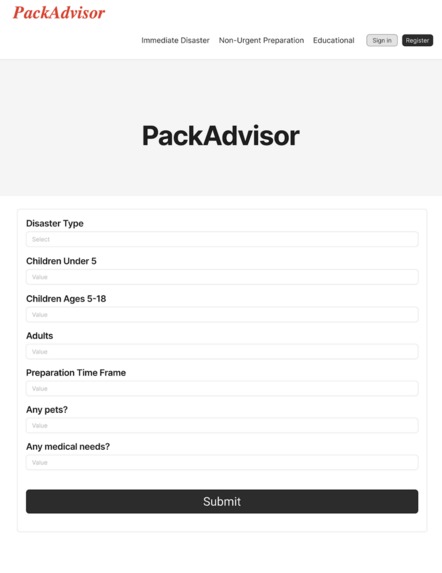 PackAdvisor – screenshot 4