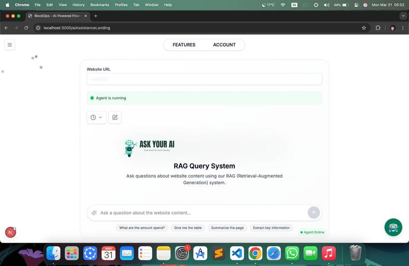 Real time finance tracker – screenshot 2