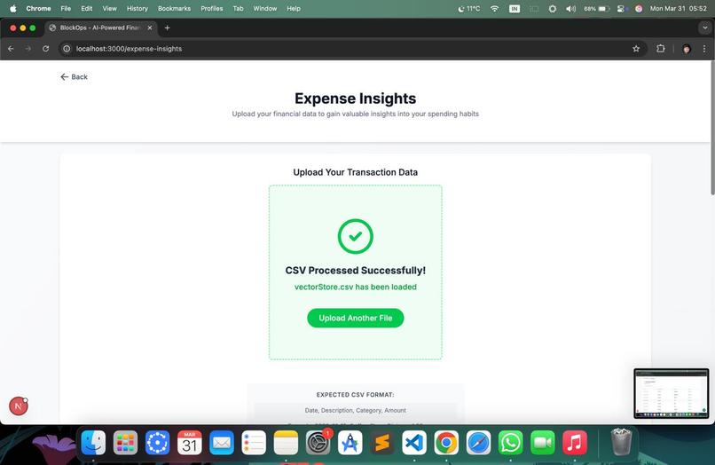 Real time finance tracker – screenshot 3