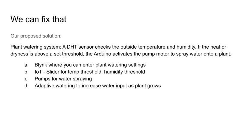 Group 2 - Plant watering device – screenshot 3
