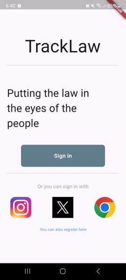 TrackLaw – screenshot 1