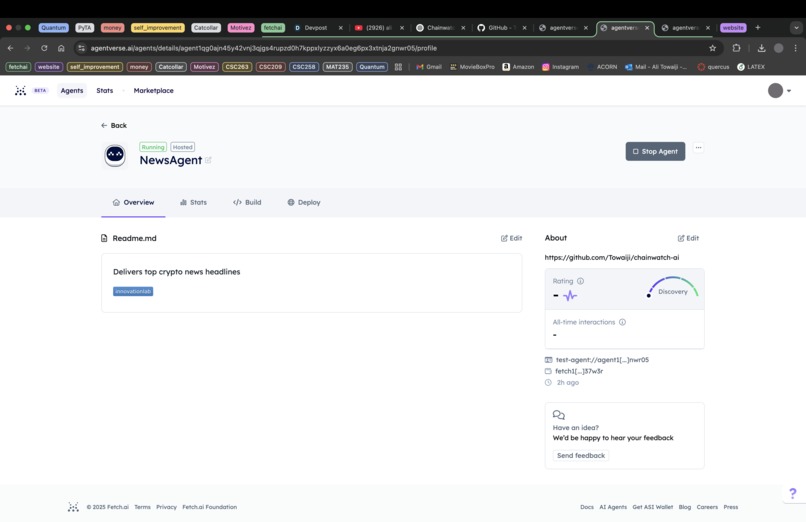 ChainWatch AI – screenshot 2