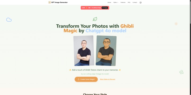 GPT image generator – screenshot 1