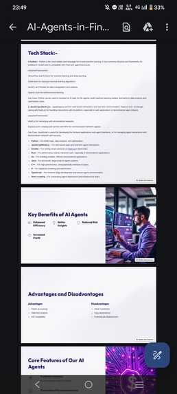 My project name is -  Ai agents in finance . – screenshot 5