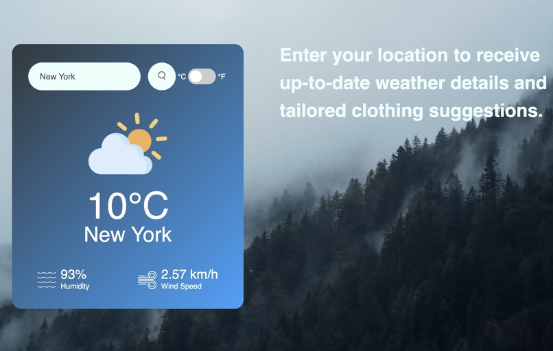 Weather App – screenshot 1