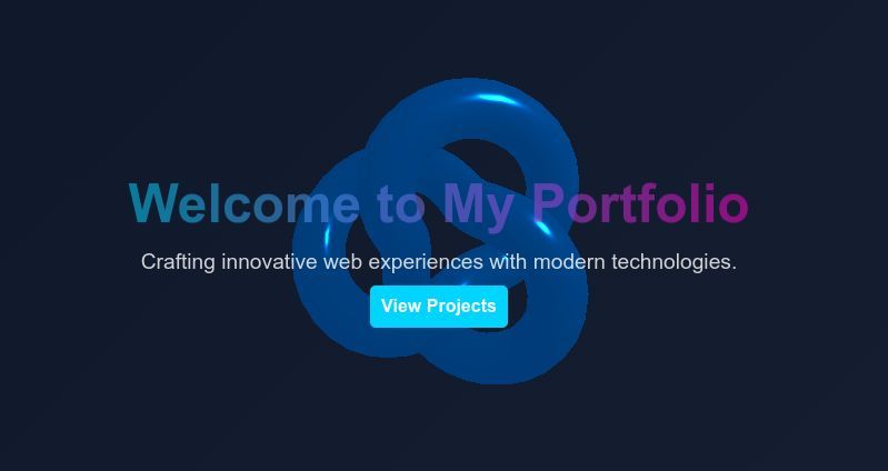 Portofolio – screenshot 1