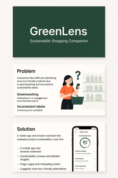 GreenLens – Sustainable Shopping Companion – screenshot 1