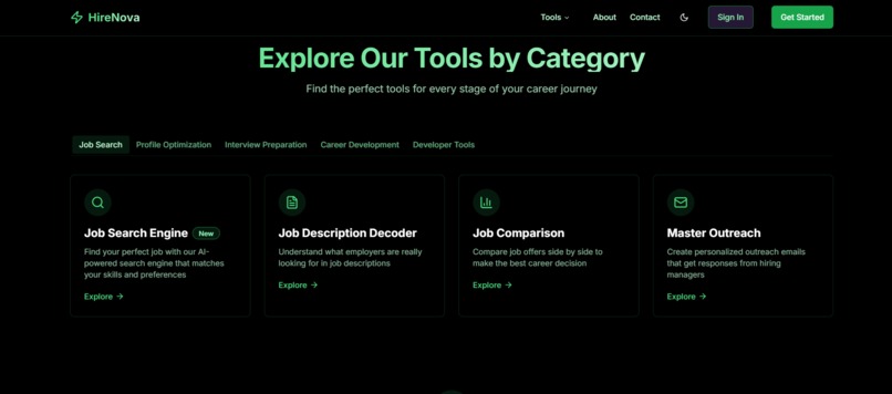 HireNova – screenshot 2