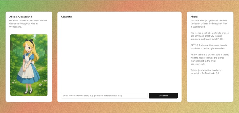 HackGen / Alice in Climateland – screenshot 4
