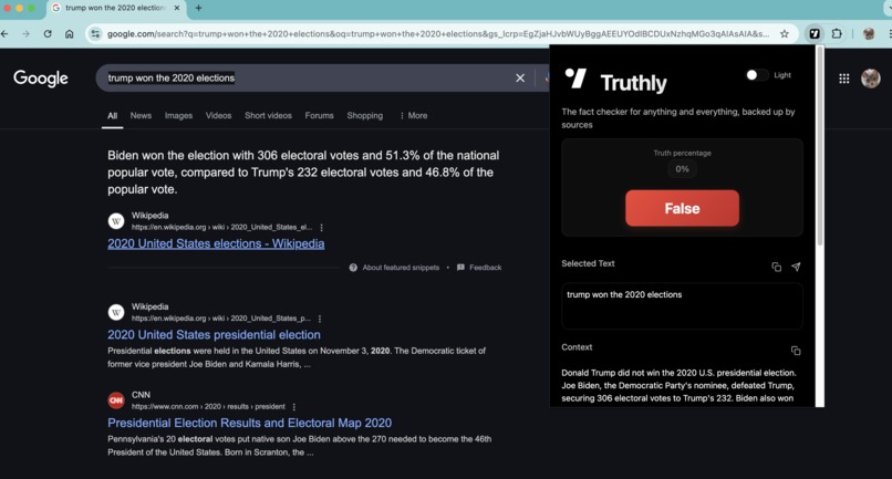 Truthly AI – screenshot 1