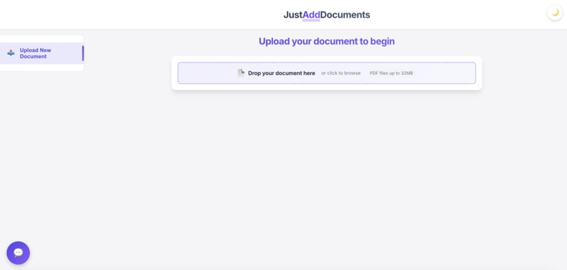 JustAddDocument – screenshot 1