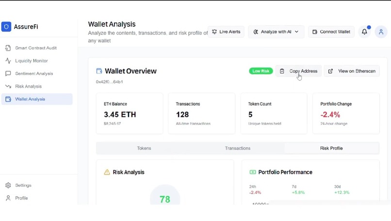 ASSUREFI - Securing Trust in Decentralized Finance – screenshot 5