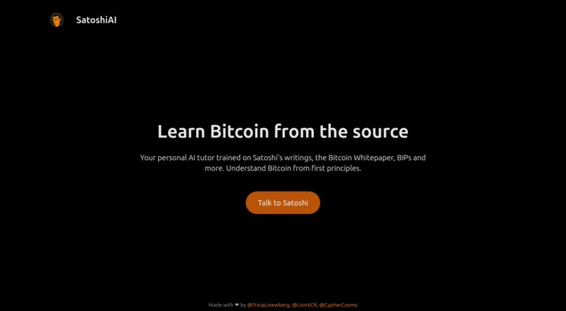 Satoshi is back online – screenshot 1