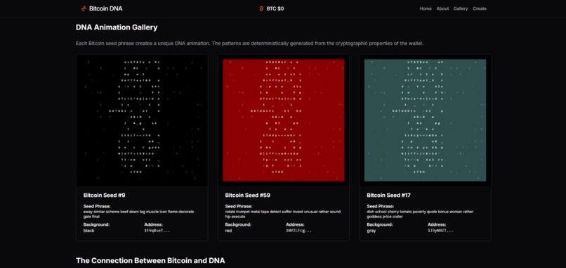 Bitcoin DNA – screenshot 6