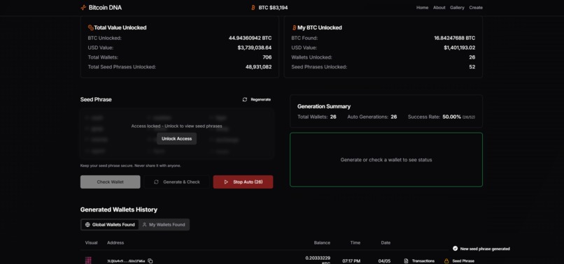 Bitcoin DNA – screenshot 8