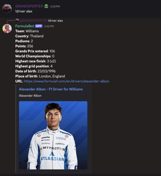 FormulaBot – screenshot 2