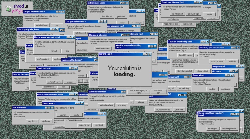 shred ur problems – screenshot 1