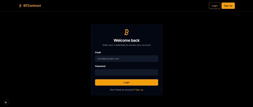 BTContract – screenshot 2