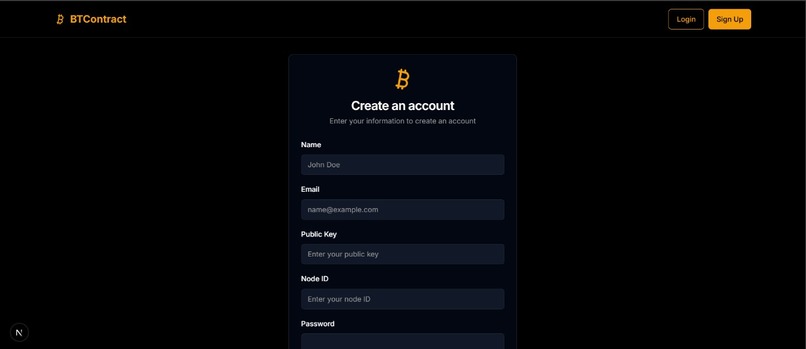 BTContract – screenshot 3