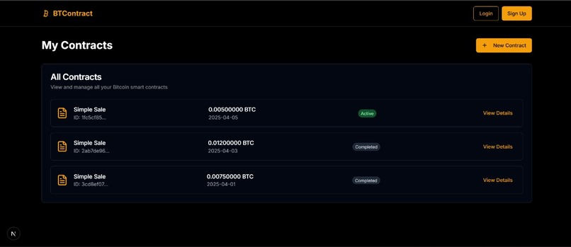 BTContract – screenshot 5