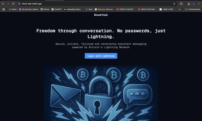 ₿lock Talk – screenshot 1