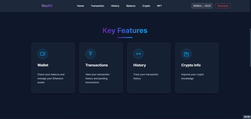 VaultTX  – screenshot 2
