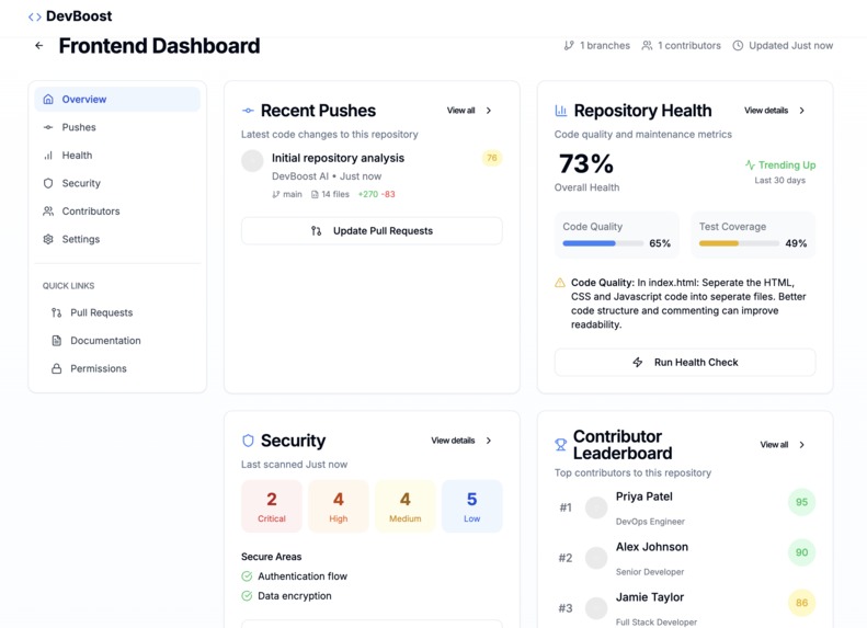 DevBoost – screenshot 5