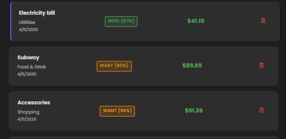 SpendWise – screenshot 2