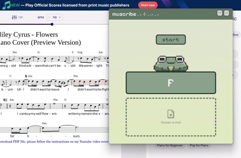 Muscribe – screenshot 2