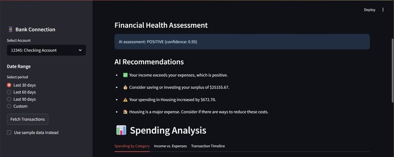 Infinity AI Financial Assistant – screenshot 2