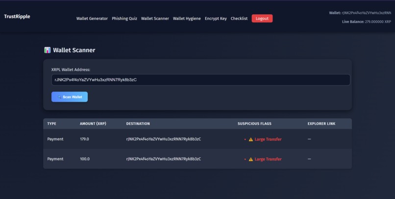 TrustRipple – screenshot 2