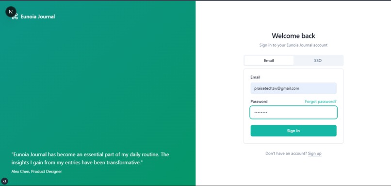 Eunoia Journal – screenshot 5