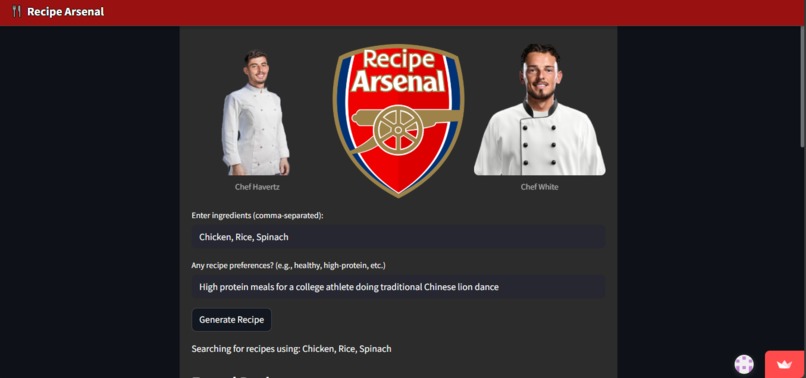 Recipe Arsenal – screenshot 1